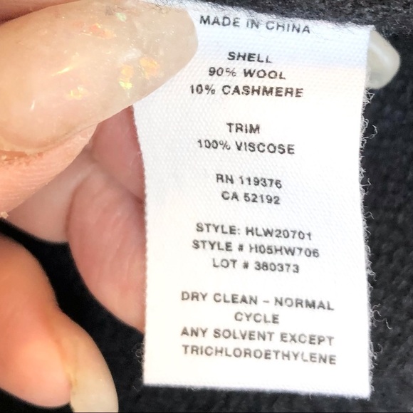 NWOT, Helmut Lang Cropped Sweater, Black, Med - Picture 2 of 6